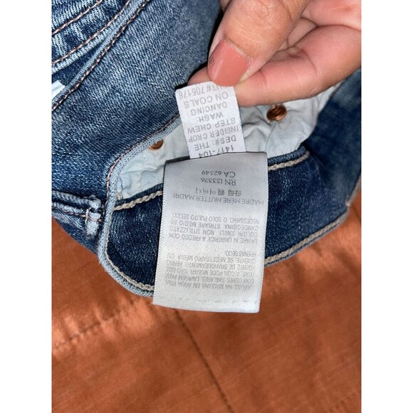 MOTHER The Insider Crop Step Chew  Jenas Size 25 Womens - Dancing on Coals - Picture 13 of 14